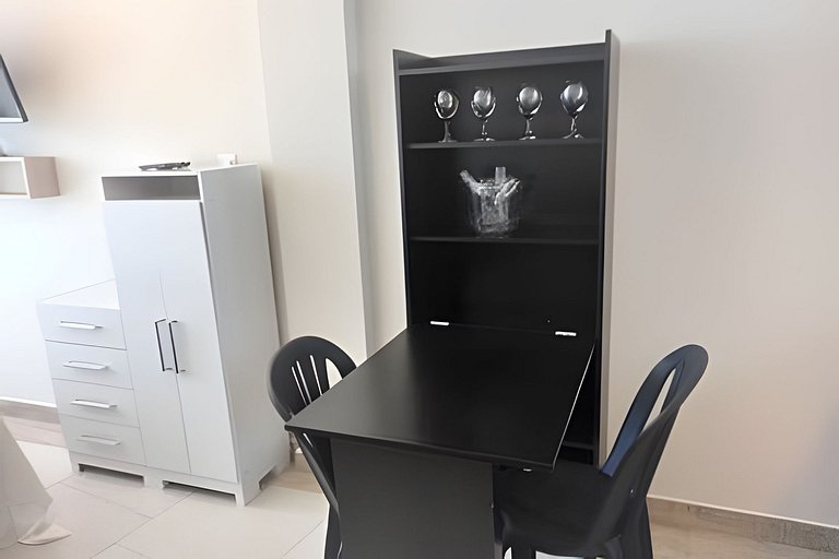 Loft Moriá 201 | Vista Mar na Praia Grande