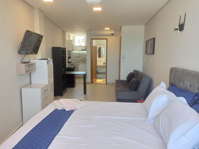 Loft Moriá 103 | Loft Vista Mar da Praia Grande