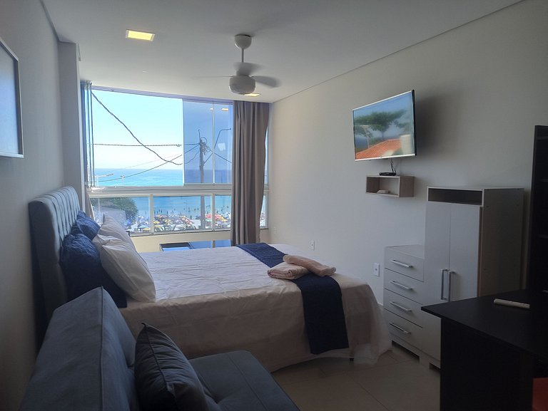 Loft Moriá 101 | Loft Vista Mar da Praia Grande