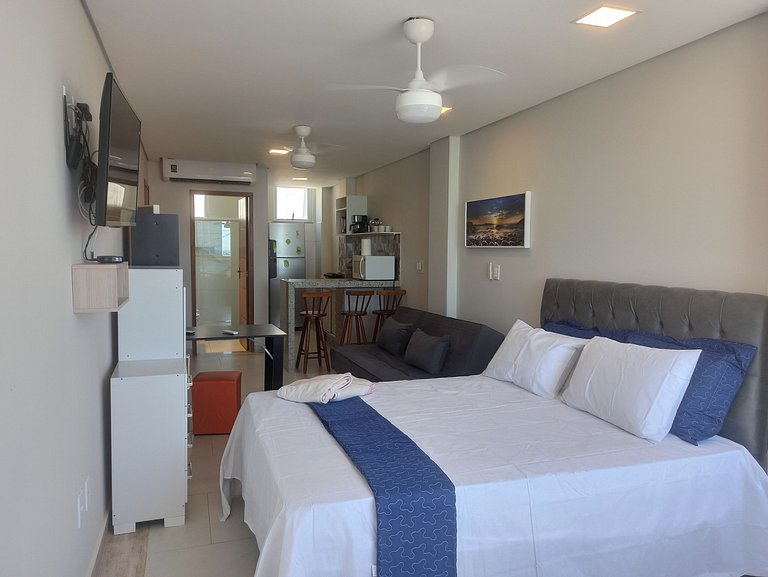 Loft Moriá 101 | Loft Vista Mar da Praia Grande
