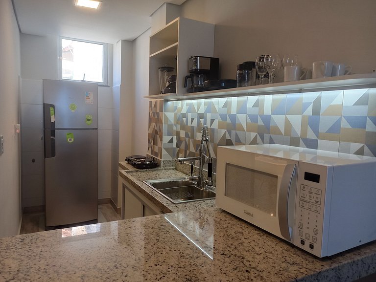 Loft Moriá 101 | Loft Vista Mar da Praia Grande