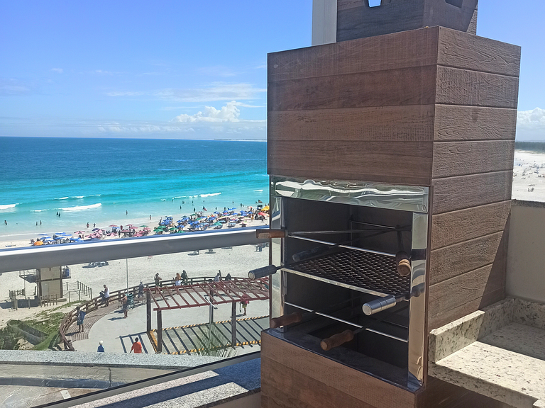 Loft Moriá Cobertura | Vista Mar na Praia Grande