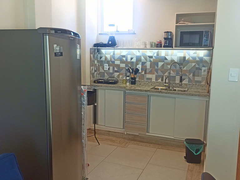 Loft Moriá Cobertura | Vista Mar na Praia Grande