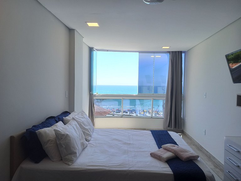 Loft Moriá 201 | Vista Mar na Praia Grande